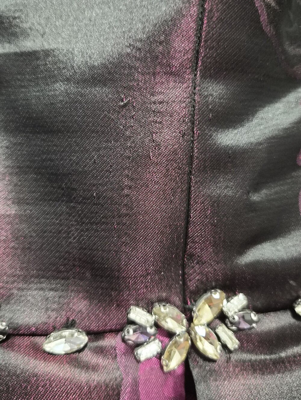 Eliza J Black Embellished Metallic Jacquard Floral Fit-and-Flare Dress Size 6 - Picture 5 of 14